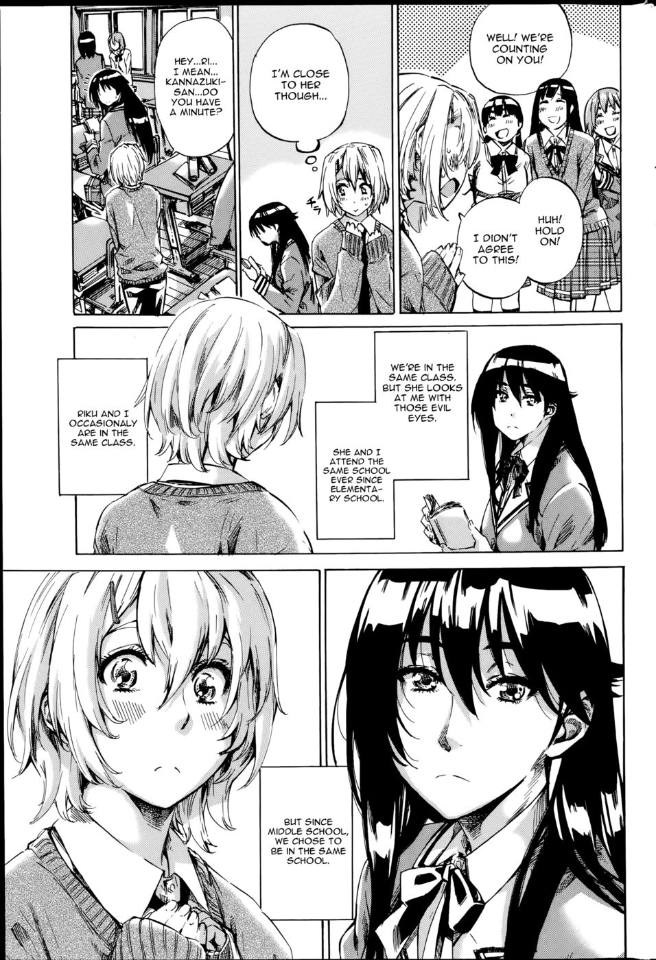 Hentai Manga Comic-Yuri Suki Kanojo Ha Yuri Kanojo Ga Dekinai-Chapter 1-3